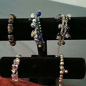 Elegant Multi-Color Bracelet Set